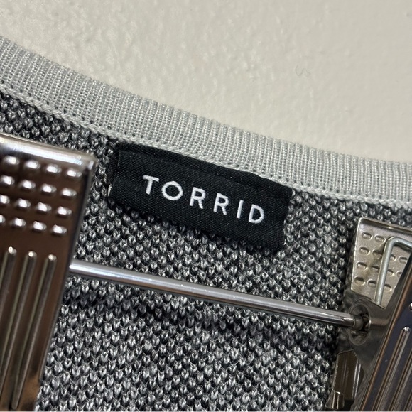 Torrid Elegant Black Snakeskin Print Sleeveless Sweater Dress Size 10 - Picture 9 of 11